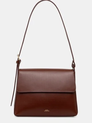A.P.C. torebka skórzana sac virginie flap