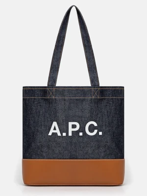 A.P.C. torebka Tote Axel E W kolor granatowy CODDP.M61917