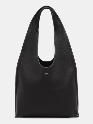 A.P.C. torebka tote damska skórzana le neige clou czarny
