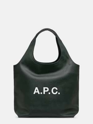 A.P.C. torebka tote ninon kolor zielony PUABO.M61565