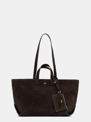 A.P.C. torebka zamszowa LE DRUMMER