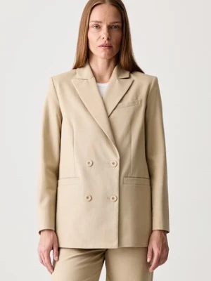 A.P.C. veste lucy marynarka dwurzędowa bawełniana damska