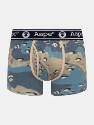 AAPE bokserki Main kolor beżowy AAPUWM5240XBN