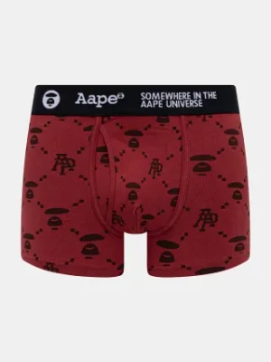 AAPE bokserki Main kolor bordowy AAPUWM5297XXN