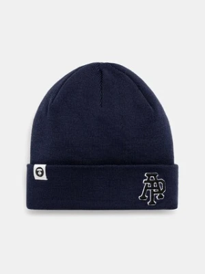 AAPE czapka Main kolor granatowy AAPHTM5232XXN