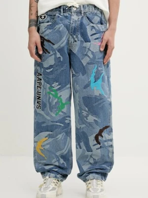AAPE jeansy Main męskie AAPPTMB687XAO
