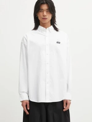 AAPE koszula bawełniana Now męska kolor biały relaxed z kołnierzykiem button-down AAPSTM8540XXP