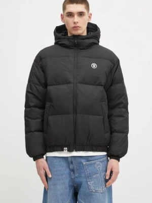 AAPE kurtka Now Down kolor czarny zimowa AAPDNM7654XXN