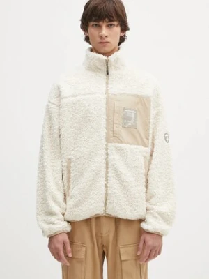 AAPE kurtka Now Zip Up kolor beżowy przejściowa AAPSWMB331XXN