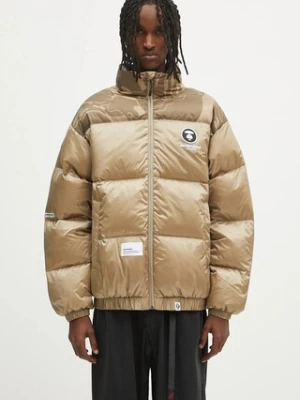 AAPE kurtka puchowa Now Down kolor zielony zimowa AAPDNM7595XXN