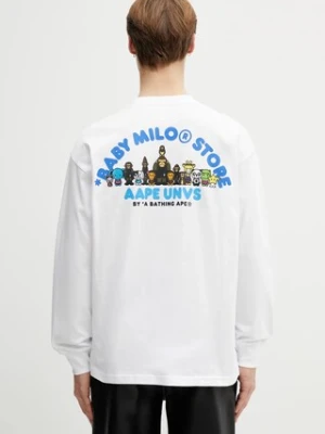 AAPE longsleeve bawełniany