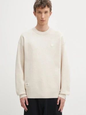 AAPE sweter Now męski kolor beżowy lekki AAPKNMC361XXP