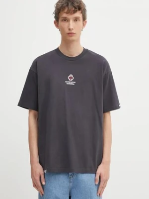 AAPE t-shirt bawełniany Clover Now męski kolor szary gładki AAPTEM1601XXO