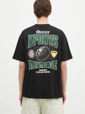 AAPE t-shirt bawełniany Moon Face Logo