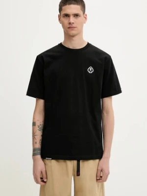 AAPE t-shirt bawełniany Spades Now męski kolor czarny gładki AAPTEM1599XXO