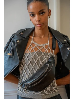 Abaco Skórzana saszetka "Lyat" w kolorze czarnym - 32,5 x 13,5 x 7 cm rozmiar: onesize