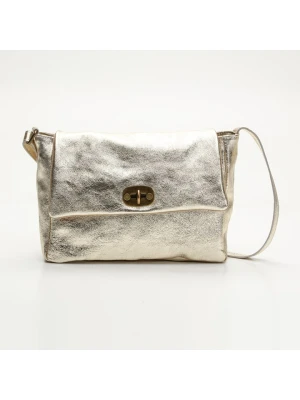 Abaco Skórzana torebka "Ana" w kolorze złotym - 26 x 18 x 7 cm rozmiar: onesize