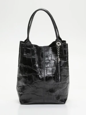 Abaco Skórzana torebka "Star" w kolorze czarnym - 37 x 25 x 35 cm rozmiar: onesize