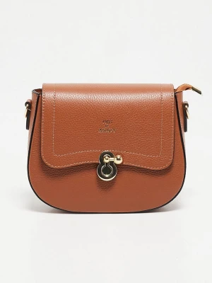 Abaco Skórzana torebka "Susy" w kolorze jasnobrązowym - 23 x 18 x 7 cm rozmiar: onesize