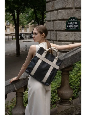 Abaco Skórzany plecak "Gao" w kolorze czarnym - 37 x 37 x 9 cm rozmiar: onesize