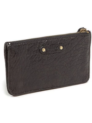 Abaco Skórzany portfel "Nina" w kolorze czarnym - 19 x 10,5 x 1 cm rozmiar: onesize