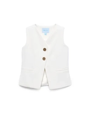 Abel & Lula Kamizelka 5176 Biały Regular Fit