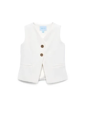 Abel & Lula Kamizelka 5176 Biały Regular Fit