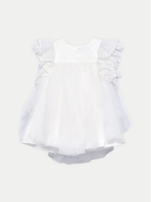 Abel & Lula Sukienka elegancka 5002 Biały Regular Fit