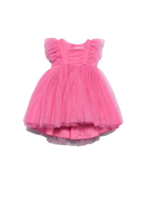 Abel & Lula Sukienka elegancka 5012 Różowy Regular Fit