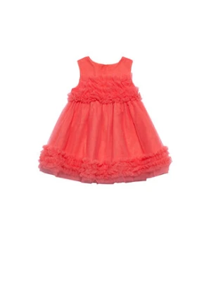 Abel & Lula Sukienka elegancka 5014 Pomarańczowy Regular Fit