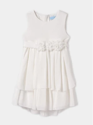 Abel & Lula Sukienka elegancka 5024 Écru Regular Fit