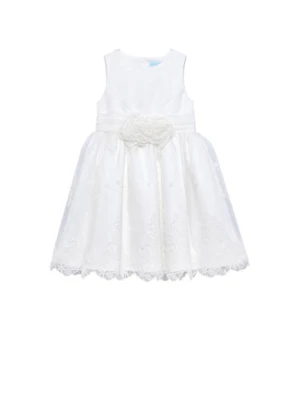 Abel & Lula Sukienka elegancka 5027 Biały Regular Fit