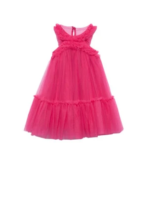 Abel & Lula Sukienka elegancka 5036 Różowy Regular Fit