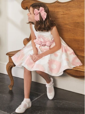 Abel & Lula Sukienka elegancka 5040 Kolorowy Regular Fit