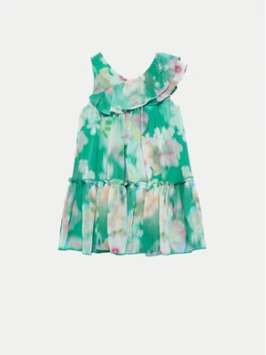 Abel & Lula Sukienka elegancka 5043 Zielony Regular Fit