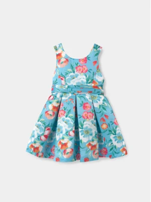 Abel & Lula Sukienka elegancka 5063 Niebieski Regular Fit