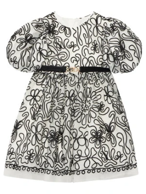 Abel & Lula Sukienka elegancka 5524 Écru Regular Fit