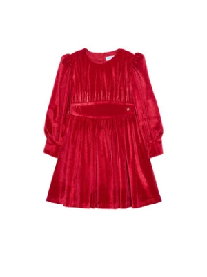 Abel & Lula Sukienka elegancka 5528 Czerwony Regular Fit