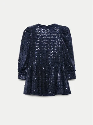 Abel & Lula Sukienka elegancka 5538 Granatowy Regular Fit