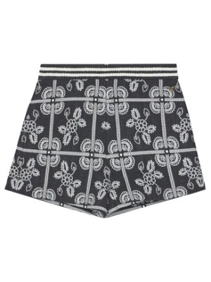 Abel & Lula Szorty materiałowe 5715 Czarny Regular Fit