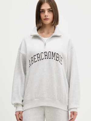 Abercrombie & Fitch bluza damska kolor szary melanżowa KI152-5427-112