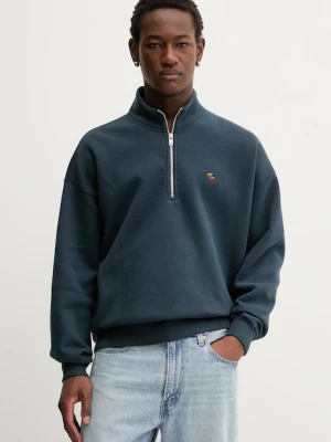 Abercrombie & Fitch bluza męska kolor granatowy gładka KI122-5541-200