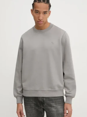 Abercrombie & Fitch bluza męska kolor szary gładka KI122-4274