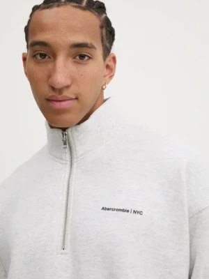 Abercrombie & Fitch bluza męska kolor szary melanżowa KI122-4365
