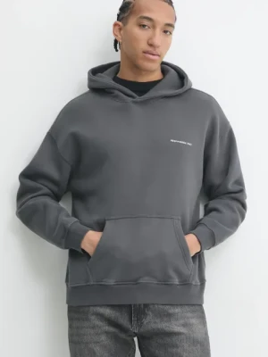Abercrombie & Fitch bluza męska kolor szary z kapturem gładka KI122-4366