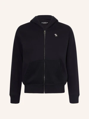 Abercrombie & Fitch Bluza Rozpinana grau CZIEMNOSZARY