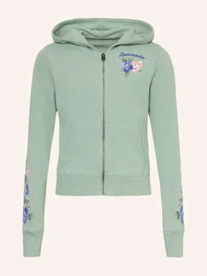 Abercrombie & Fitch Bluza Rozpinana gruen JASNOZIELONY