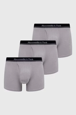 Abercrombie & Fitch bokserki 3-pack męskie kolor szary