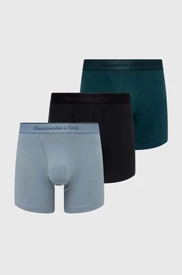 Abercrombie & Fitch bokserki 3-pack męskie kolor zielony