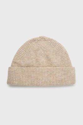 Abercrombie & Fitch czapka kolor beżowy